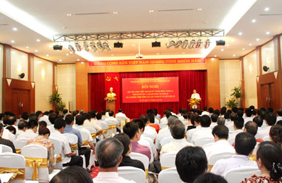 ĐẢNG BỘ TỔNG CÔNG TY ĐẦU TƯ VÀ PHÁT TRIỂN NHÀ HÀ NỘI (HANDICO):  TRIỂN KHAI NGHỊ QUYẾT TRUNG ƯƠNG IV (KHÓA XI) GẮN LIỀN VỚI NHIỆM VỤ  CHÍNH TRỊ CỦA TỔNG CÔNG TY